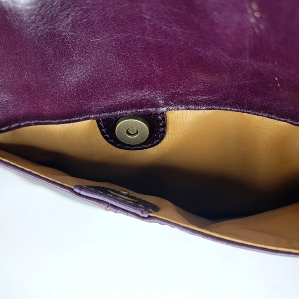 NWOT Aurielle Leather Handbag P18 - Picture 3 of 9